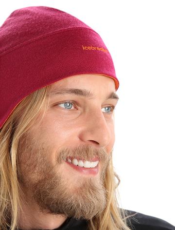 Icebreaker Unisex Merino Quantum Beanie Férfi Kalap Rózsaszín | HU 1086CTVE